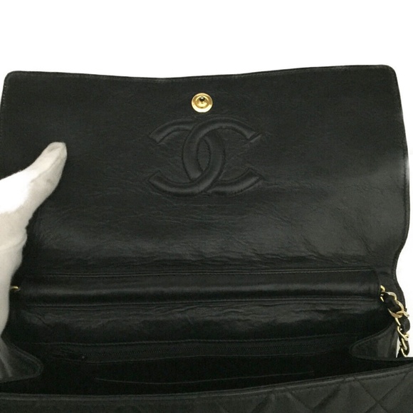 CHANEL Quilted Lambskin Matelasse Logos Bag - Picture 8 of 12
